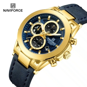 ساعت مچی عقربه‌ای مردانه  کوارتز نیوی فورس مدل کرنوگراف NF8073