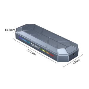 باکس هارد RGB M.2 NVMe SSD اوریکو مدل M2VG01-C3
