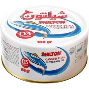 کنسرو تن ماهی شیلتون وزن ۱۸۰ گرمی