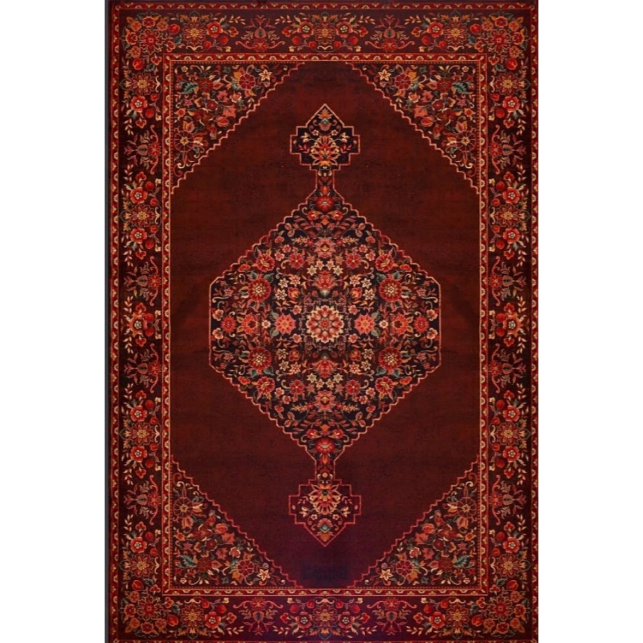 فرش ماشینی 82252 زمرد آراکو