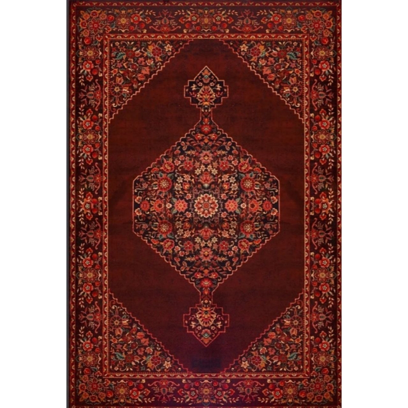 فرش ماشینی 82252 زمرد آراکو