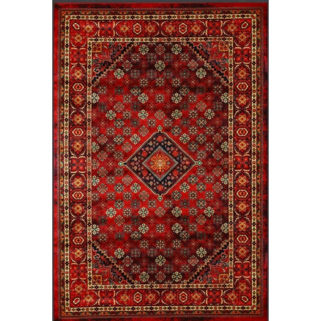 فرش ماشینی 82256 زمرد آراکو