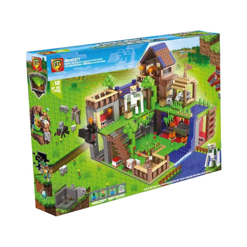 لگو ماینکرافت BT مدل دهکده 1413 قطعه
