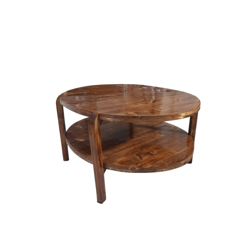 میز جلو مبلی بیضی چوبی کد 105