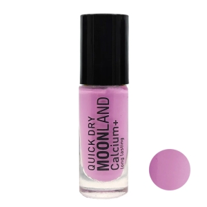 لاک ناخن مون لند رنگ بنفش روشن کد 6