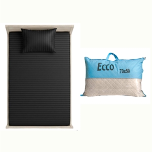 ملحفه و بالشت مدل هتلی ۱نفره سایز 200*90 سانتی متر