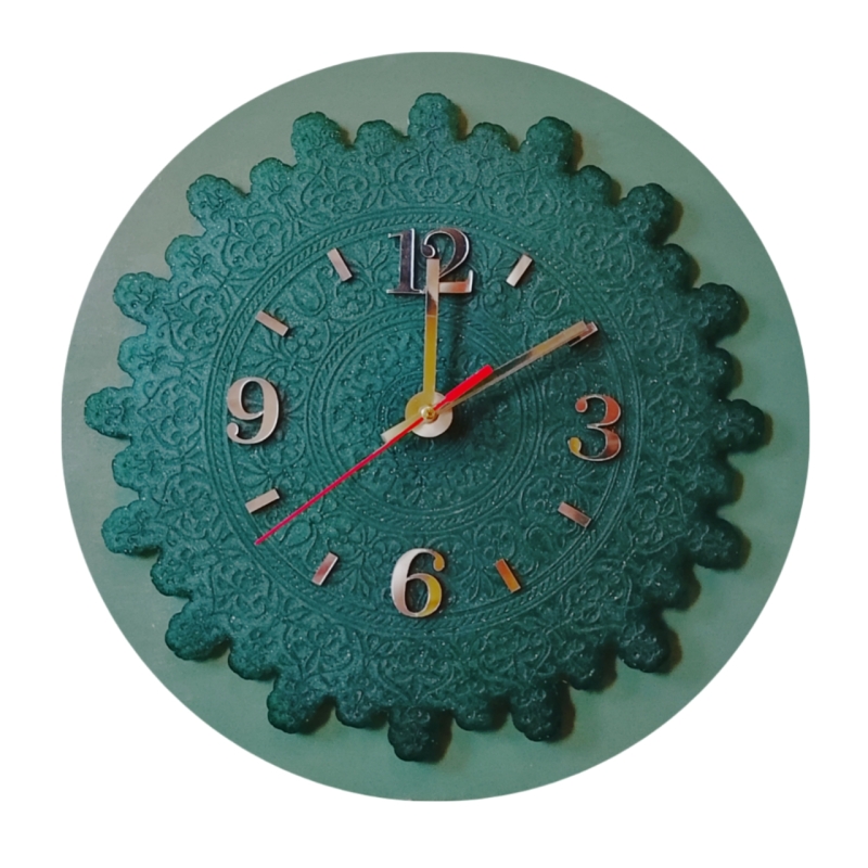 ساعت دیواری رزینی مدل ماندلا