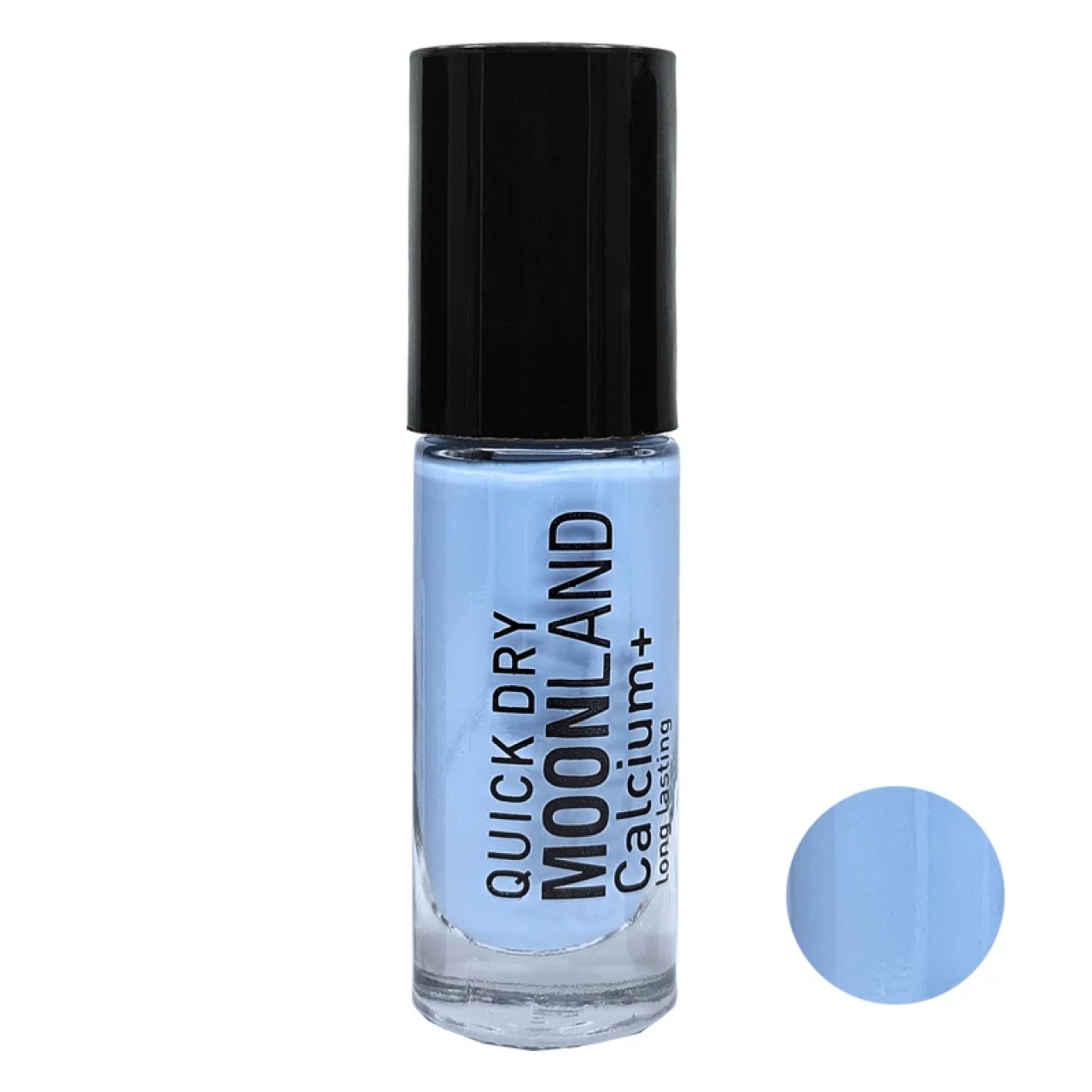 لاک ناخن مون لند رنگ آبی آسمانی کد 4