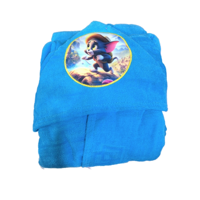 حوله تن پوش مدل گربه سایز 90