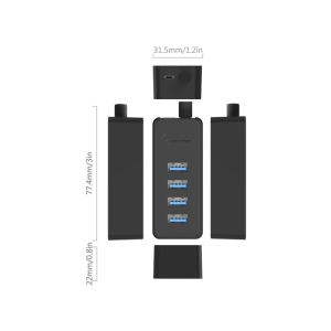 هاب 4 پورت اوریکو W5P-U3