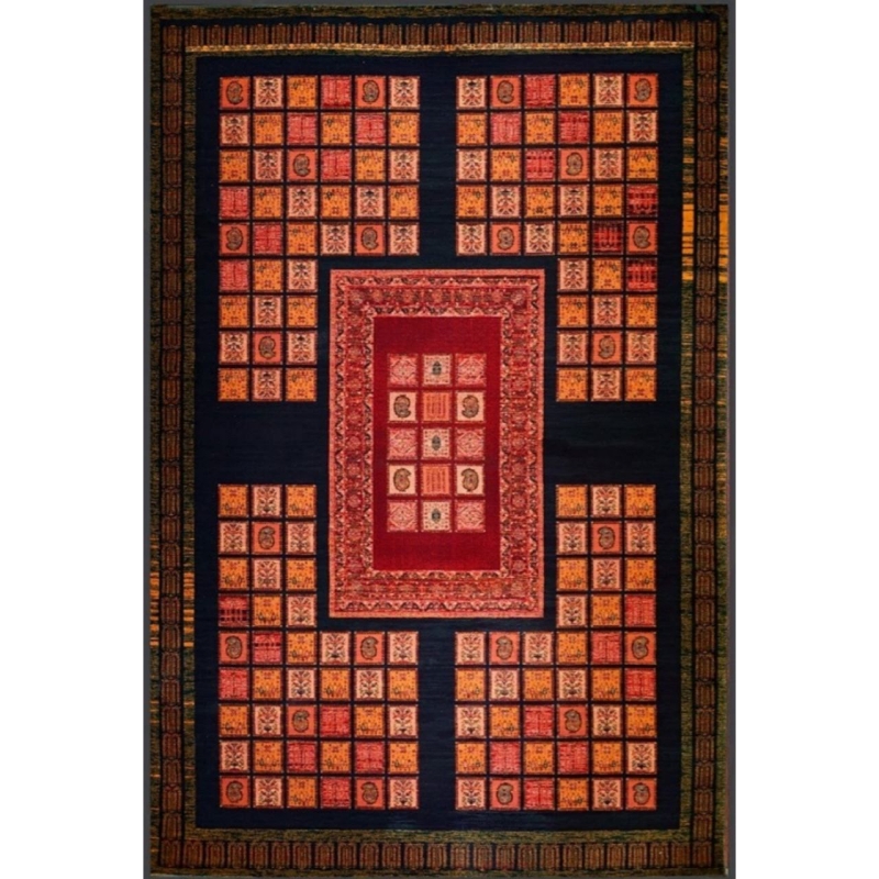 فرش ماشینی 82600 زمرد آراکو