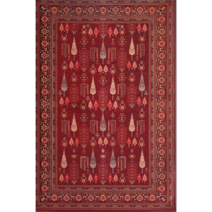 فرش ماشینی 82270 زمرد آراکو