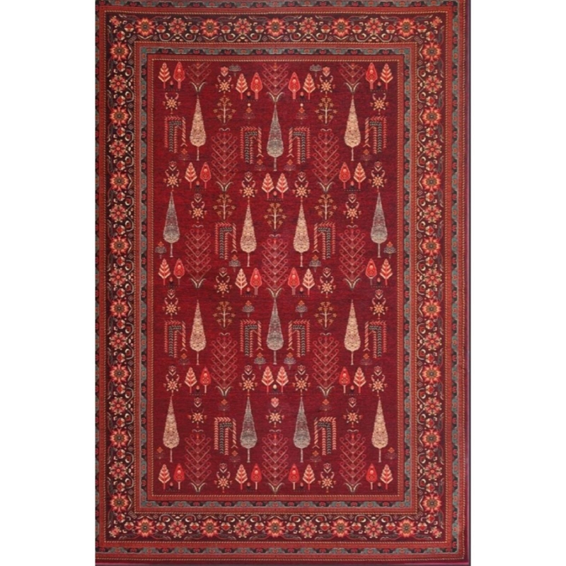 فرش ماشینی 82270 زمرد آراکو