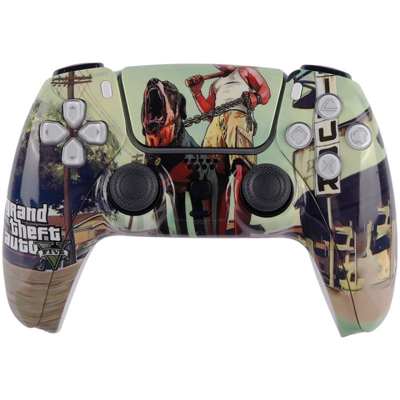 دسته بازی بی سیم طرح پلی استیشن فایو P4-Plus T29 GTA V PS4 / PC