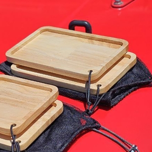 بشقاب چوبی لیموکمپ مدل مستطیل دو عددی