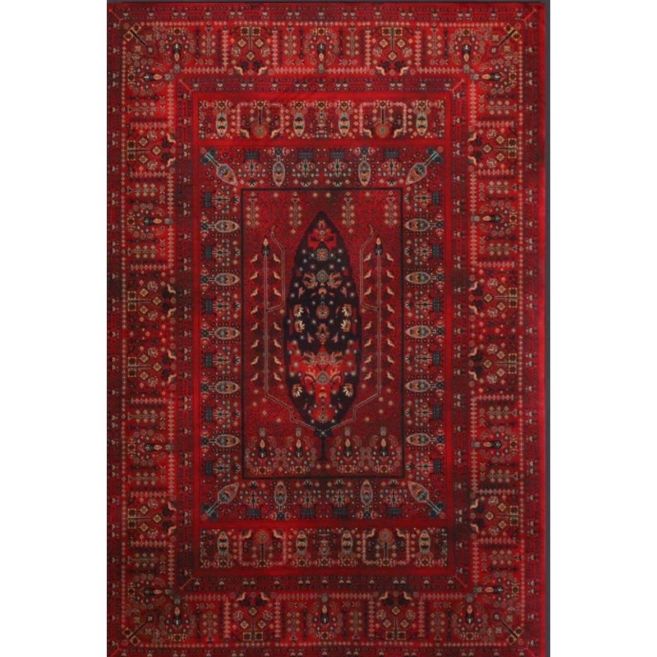 فرش ماشینی 82630 زمرد آراکو