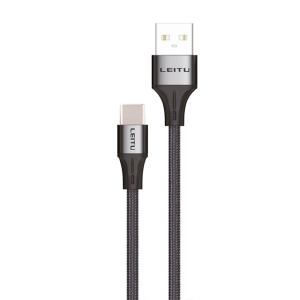 کابل تبدیل USB به USB-C لیتو مدلLD-44 طول 1متر