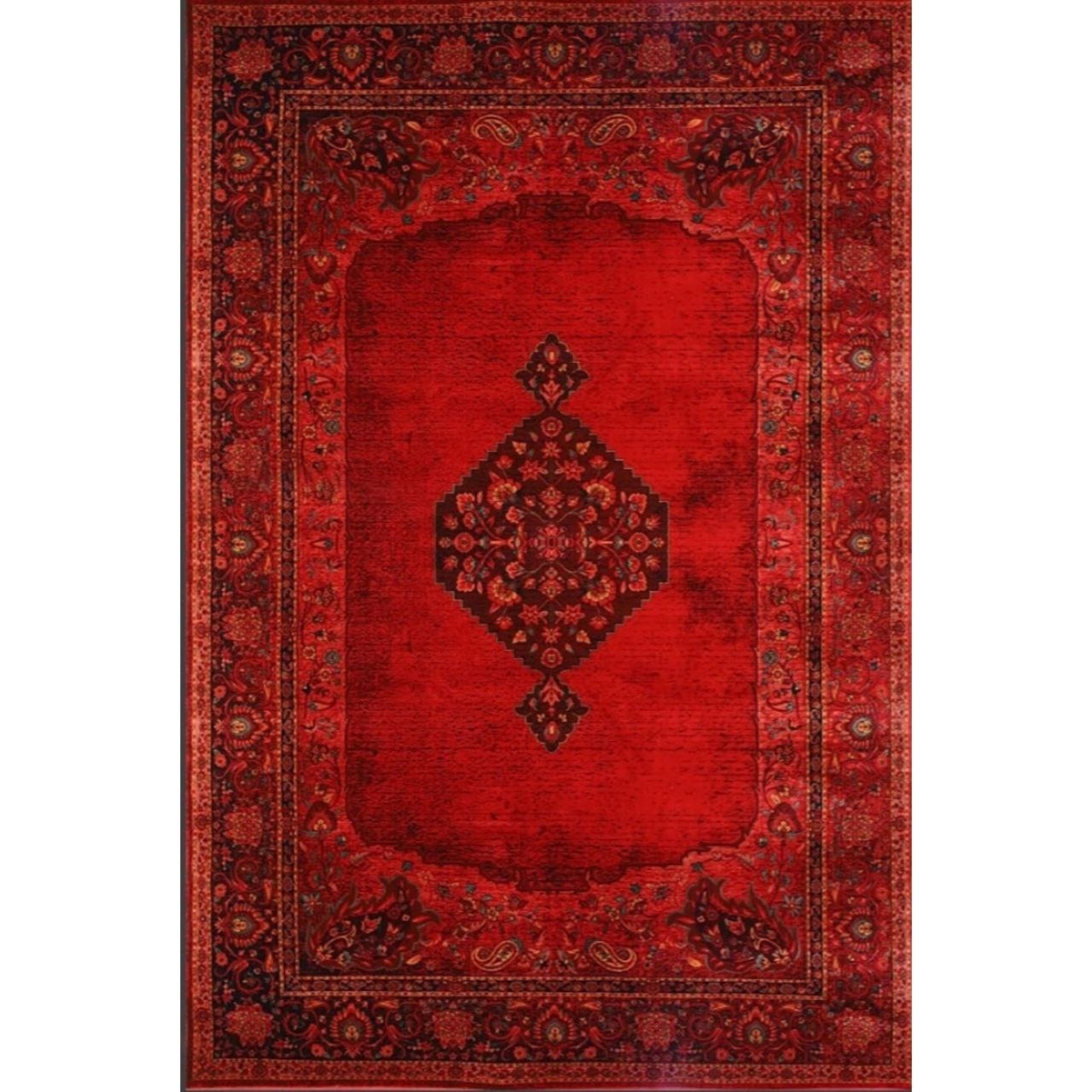 فرش ماشینی 82242 زمرد آراکو