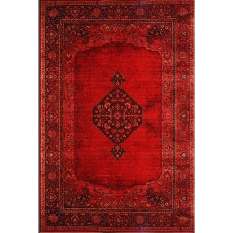 فرش ماشینی 82242 زمرد آراکو