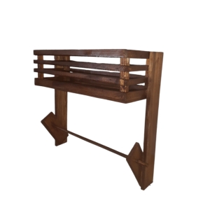 استند دیواری چوبی و جای دستمال کاغذی کد109