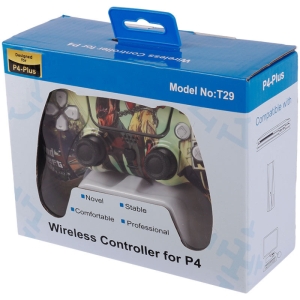 دسته بازی بی سیم طرح پلی استیشن فایو P4-Plus T29 GTA V PS4 / PC
