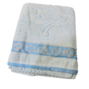 حوله حمام نخی مدل ابریشم سایز 150