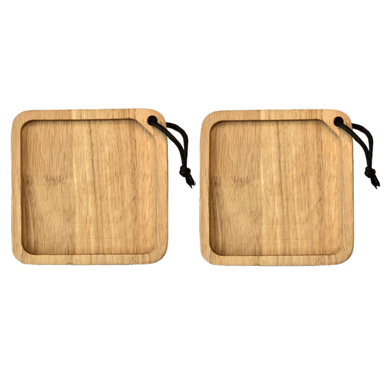 بشقاب چوبی لیموکمپ مدل مربع دو عددی