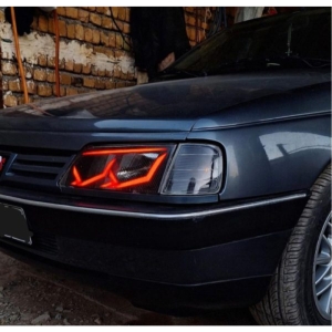 راهنما پژو 405 شفاف دودی جفت