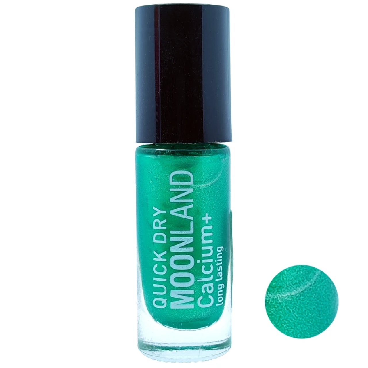 لاک ناخن مون لند رنگ سبز روشن شاین کد 70