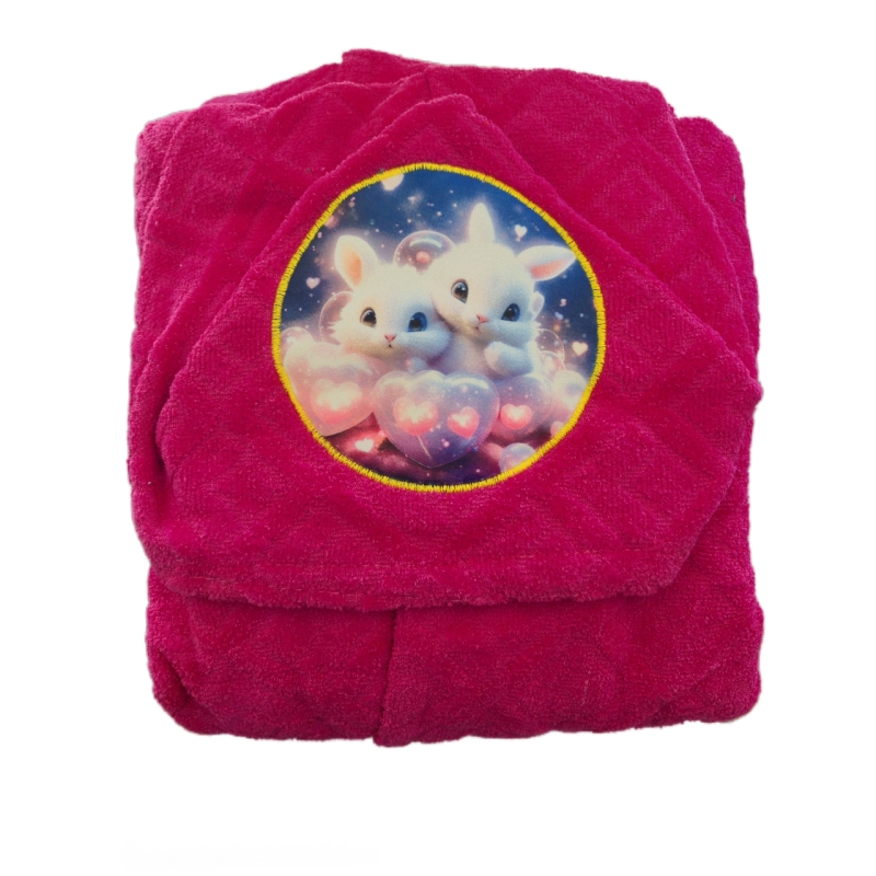 حوله تن پوش مدل خرگوشک سایز 90