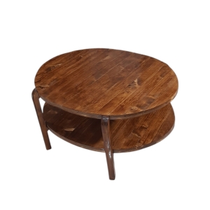 میز جلو مبلی بیضی چوبی کد 105