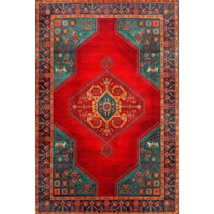 فرش ماشینی 82620 زمرد آراکو