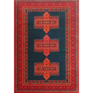 فرش ماشینی 82245 زمرد آراکو