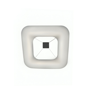 لوستر آویز دونات مربع 60 وات روژانو