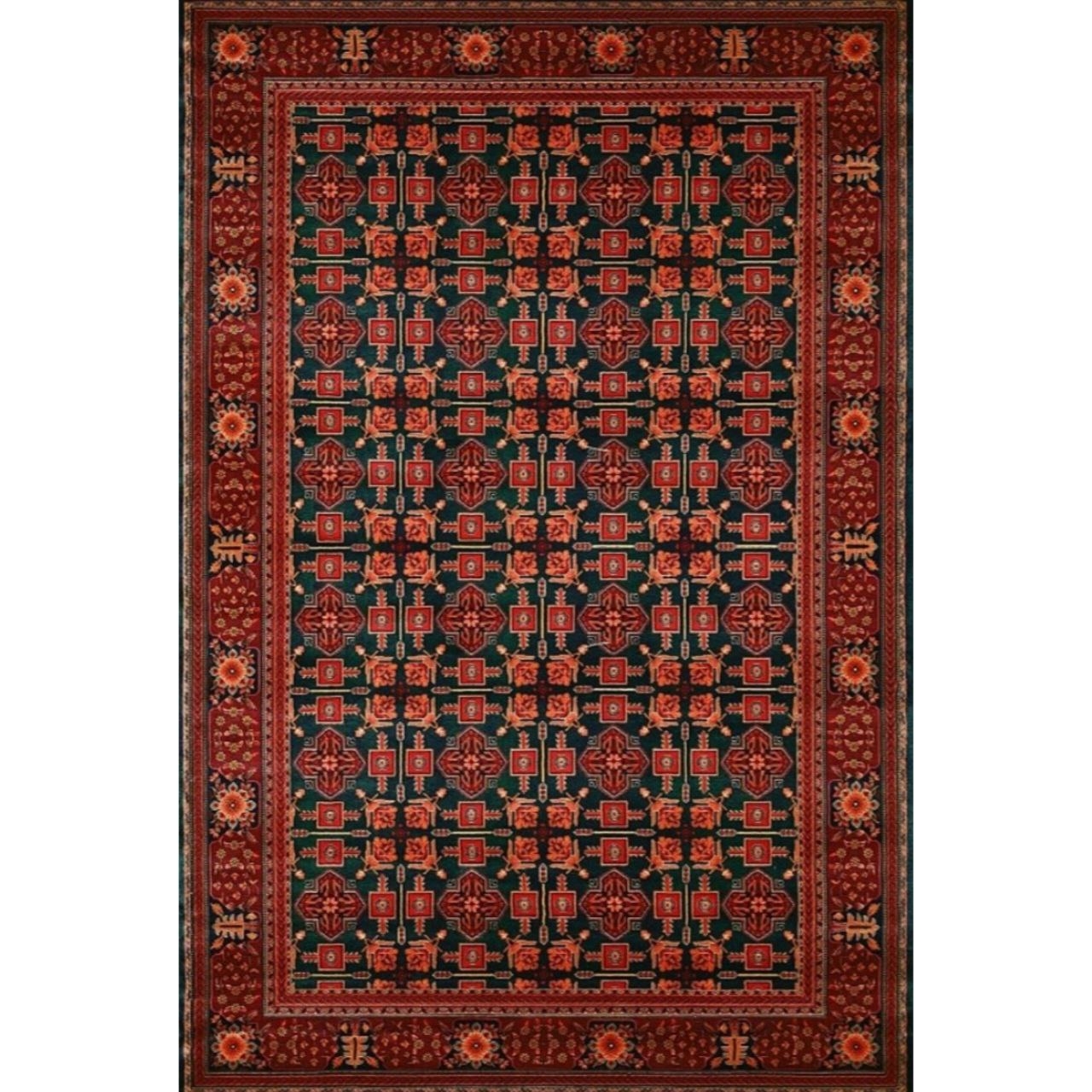 فرش ماشینی 82260 زمرد آراکو