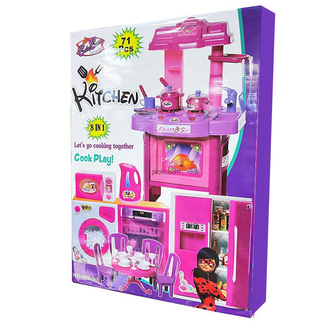 اسباب بازی آشپزخانه مدل دختر کفشدوزکی