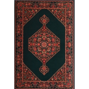 فرش ماشینی 82254 زمرد آراکو