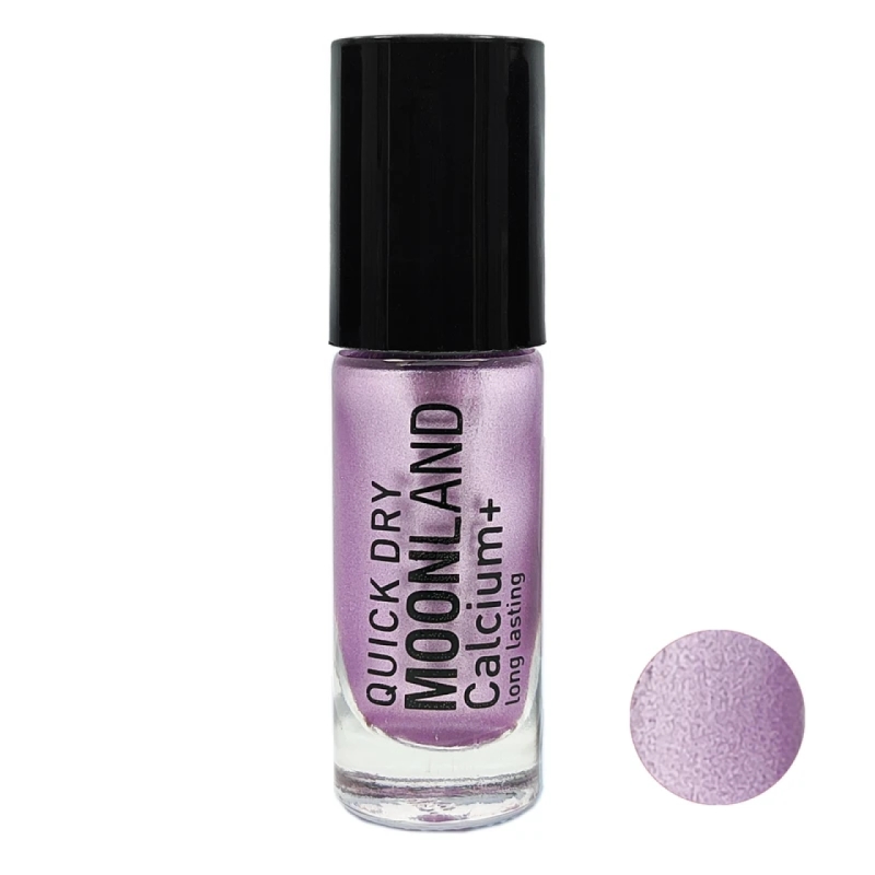 لاک ناخن مون لند رنگ یاسی شاین کد 89