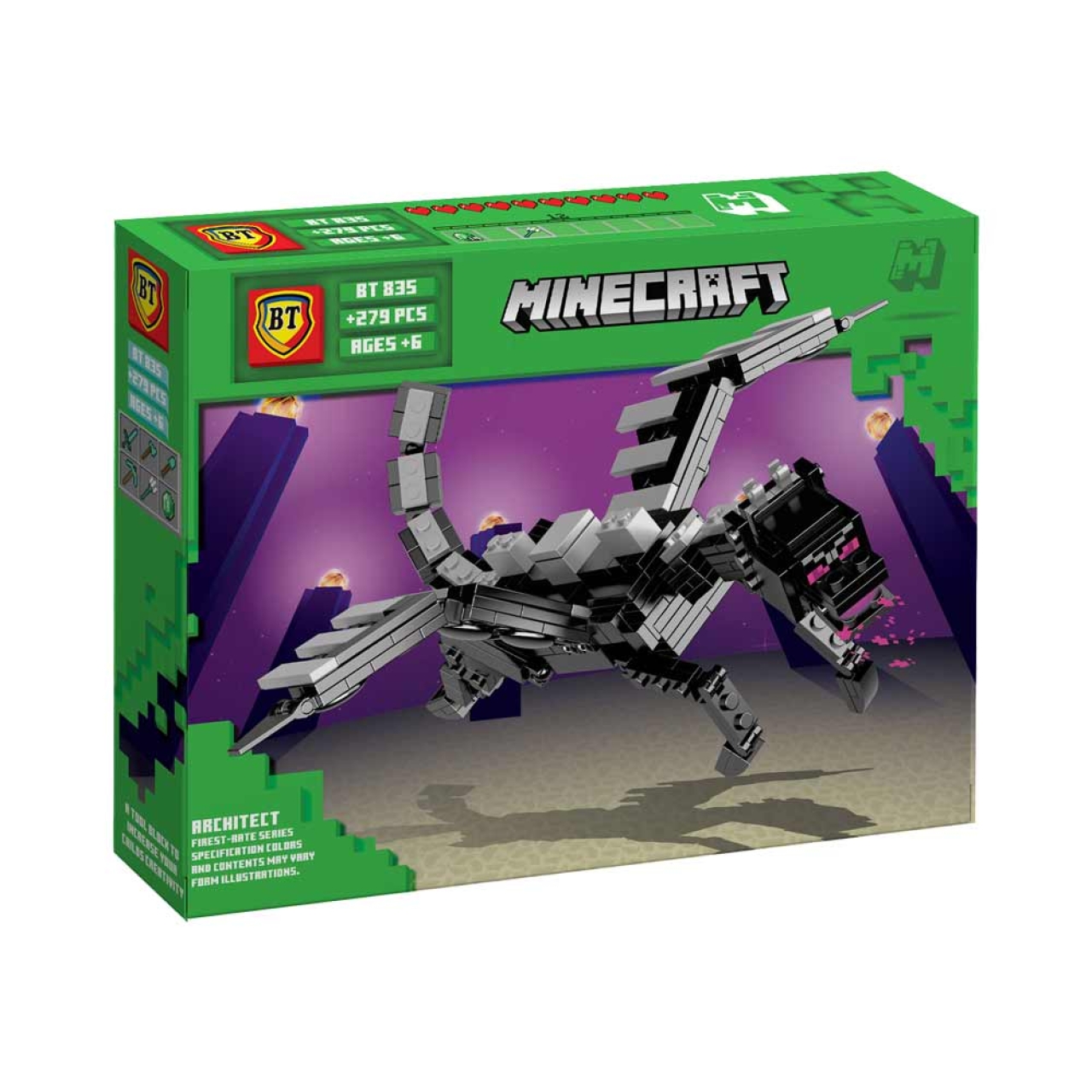 لگو ماینکرافت BT مدل اژدها 279 قطعه