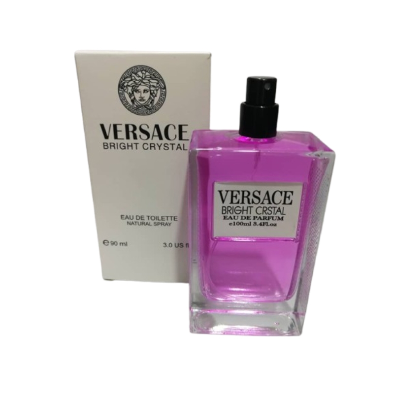 تستر جعبه سفید زنانه ورساچه صورتی مدل برایت کریستال حجم 100 میلی لیتر