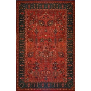 فرش ماشینی 82642 زمرد آراکو