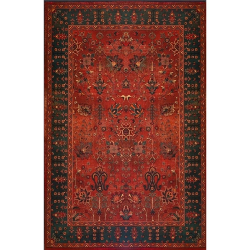 فرش ماشینی 82642 زمرد آراکو