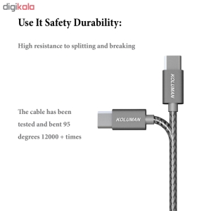 کابل تبدیل USB به USB-C کلومن مدل kd-P19 مجموعه 4 عددی