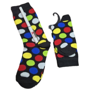 جوراب زنانه خز دار مدل توپی بسته دو عددی