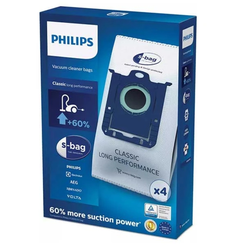 کیسه جاروبرقی فیلیپس مدل S-bag بسته 4 عدد