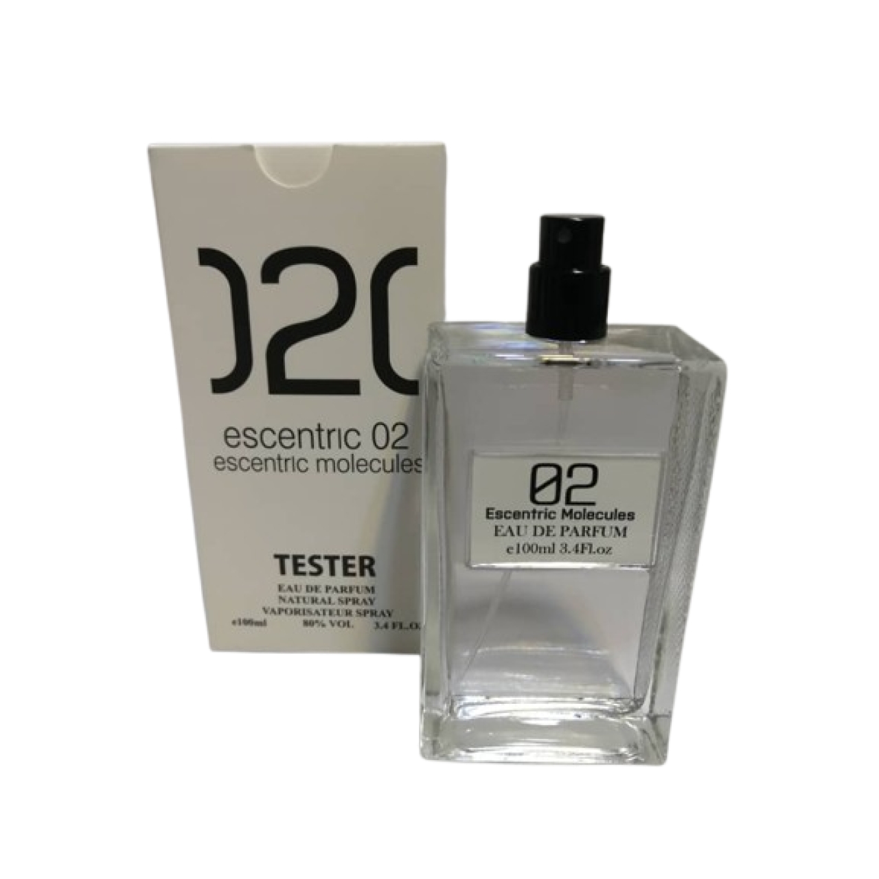  تستر جعبه سفید مردانه زنانه اسنتریک مولکول مدل مولکول 02 حجم 100 میلی لیتر