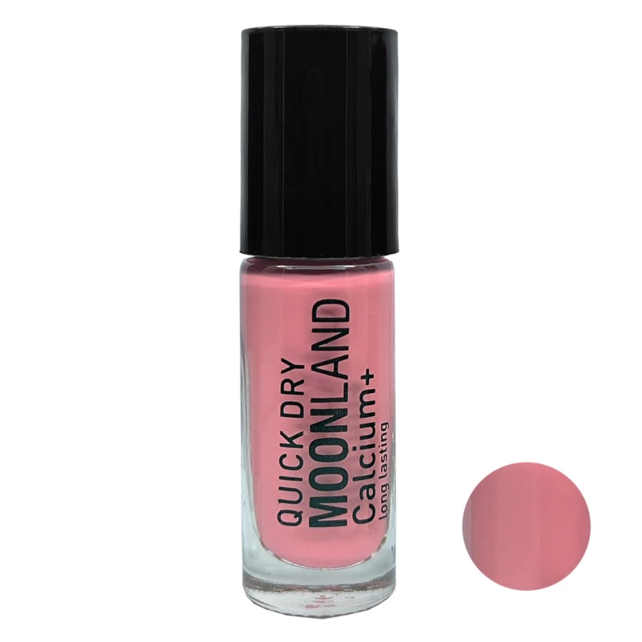 لاک ناخن مون لند رنگ صورتی آبنباتی کد 16