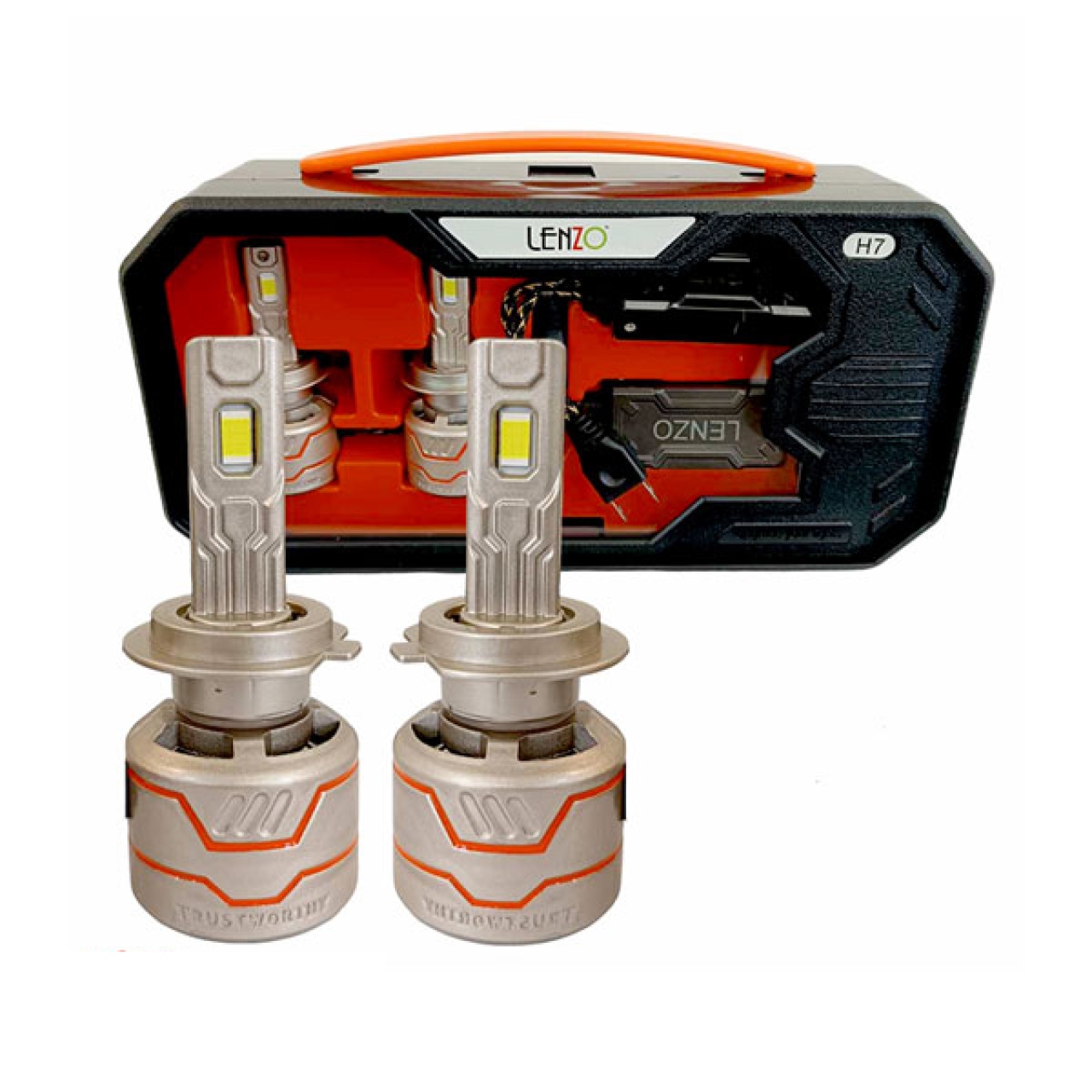 هدلایت لنزو مدل V120 PRO پایه H7 کنباس دار