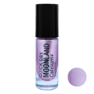 لاک ناخن مون لند رنگ طوسی یاسی شاین کد 76