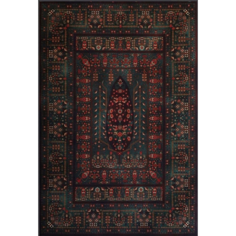 فرش ماشینی 82633 زمرد آراکو